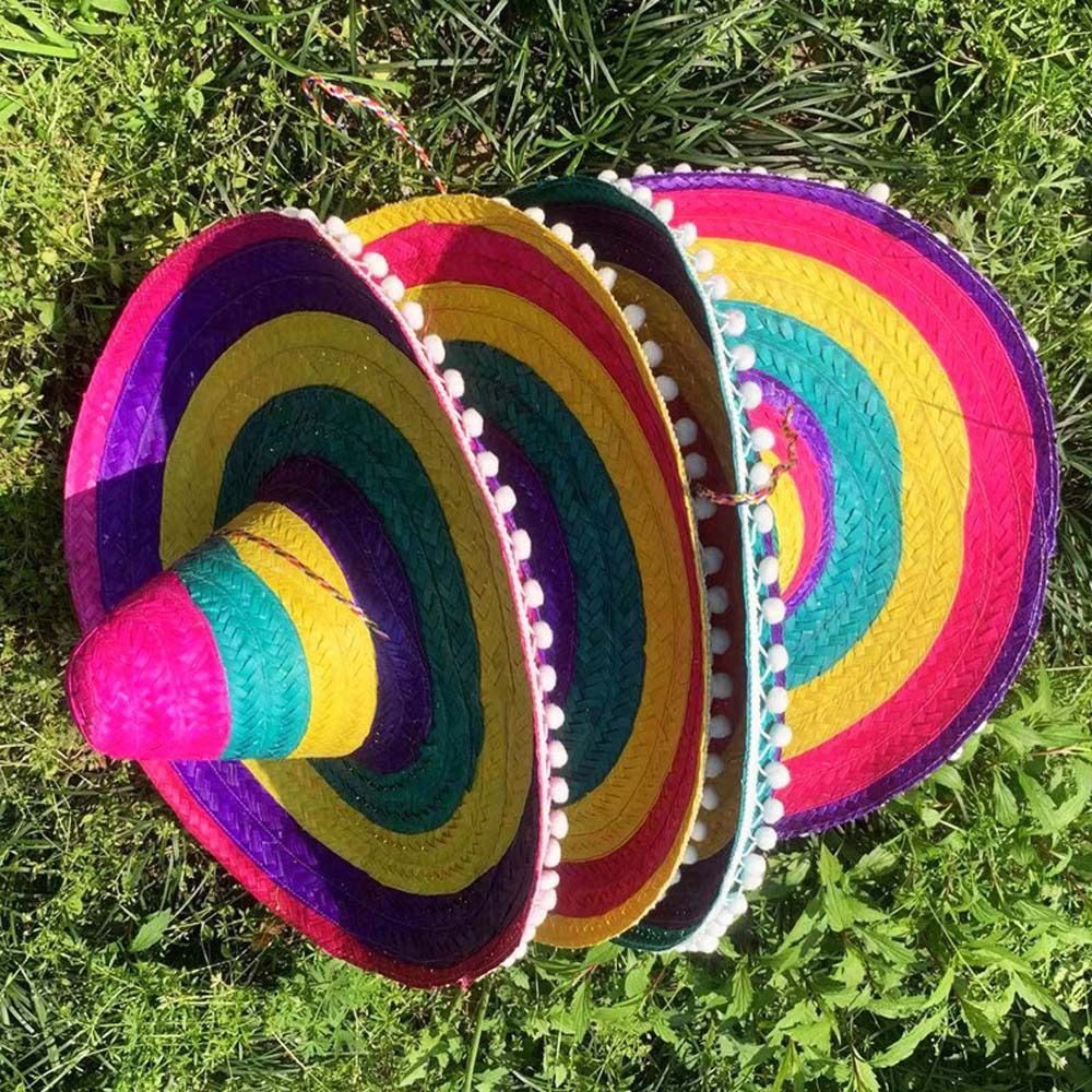 Chapeau mexicain à large bord  - Bucket Hat Straw avis et prix