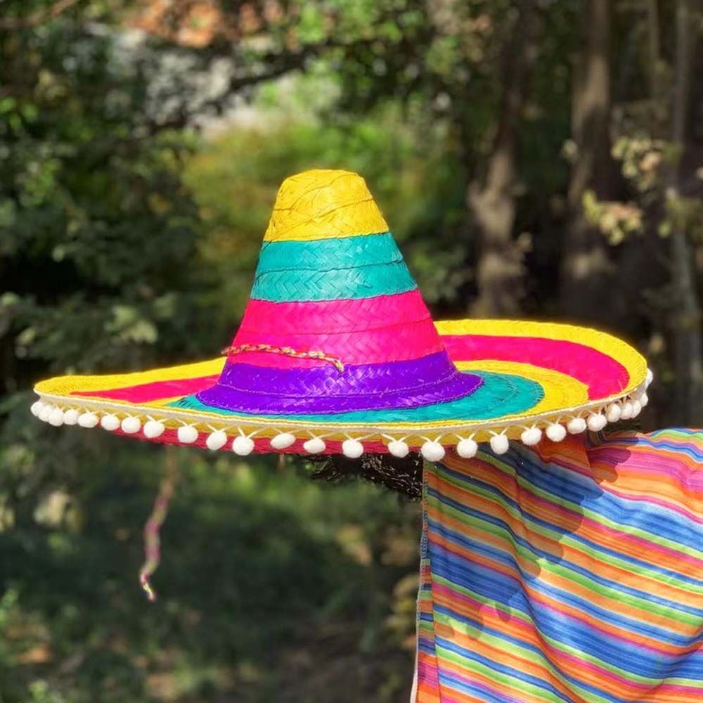 Chapeau mexicain à large bord  - Bucket Hat Straw avis et prix